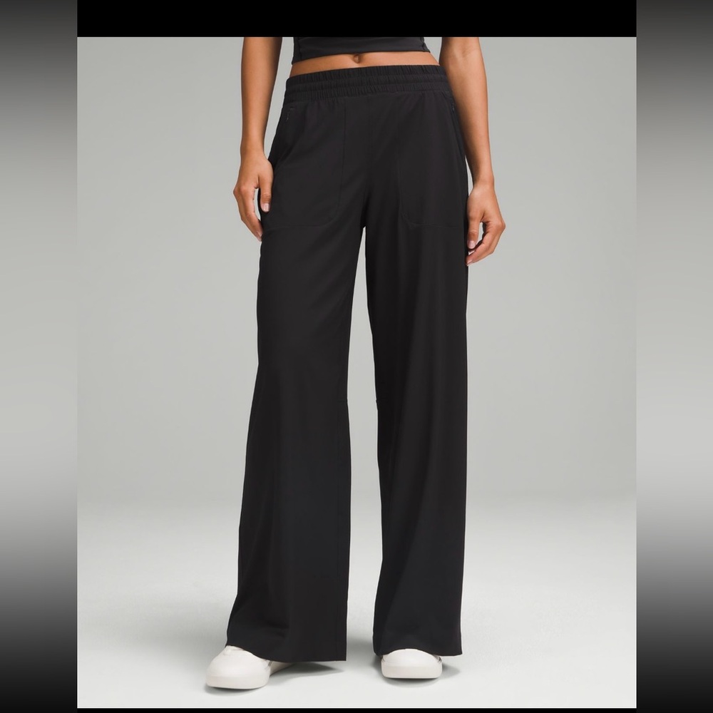 Lululemon Athletica Swift Mid Rise Wide Leg Pant
